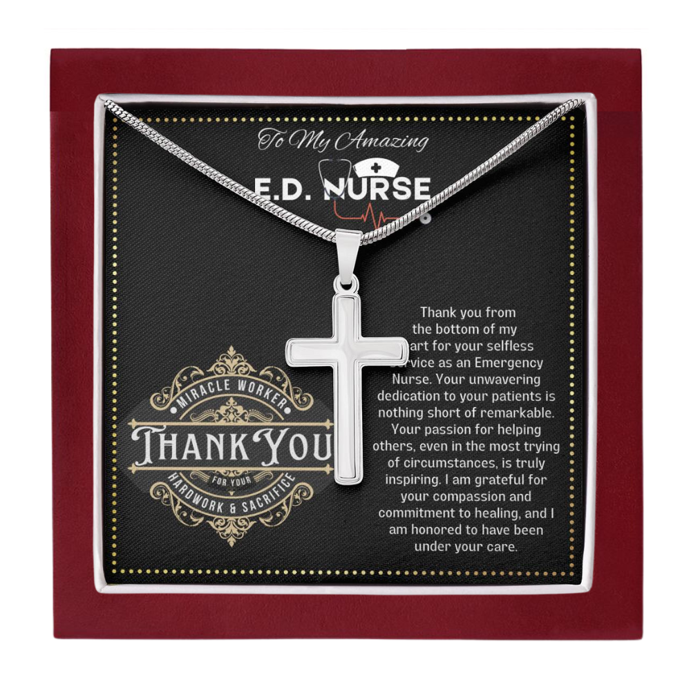 JGF Jewelry Gifts for Family Thank You E D Nurse