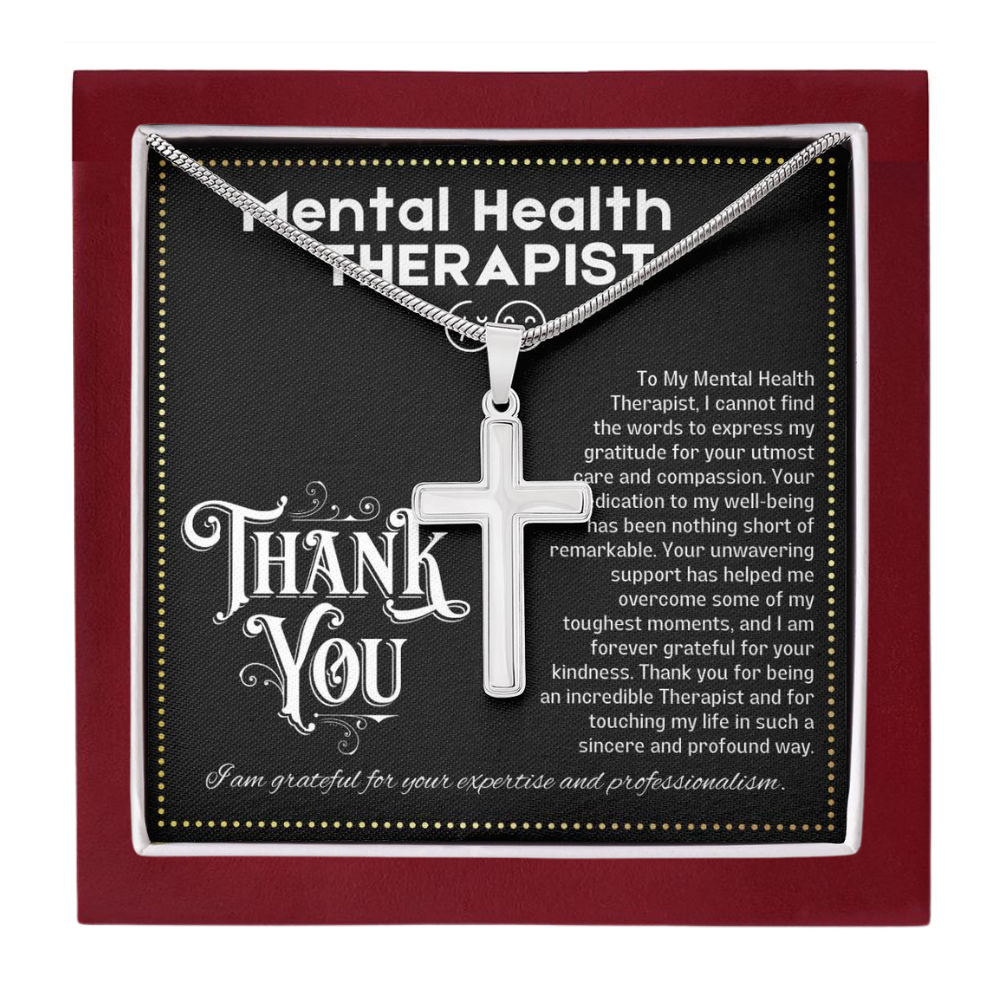 JGF Jewelry Gifts for Family Thank You Mental Health Therapist