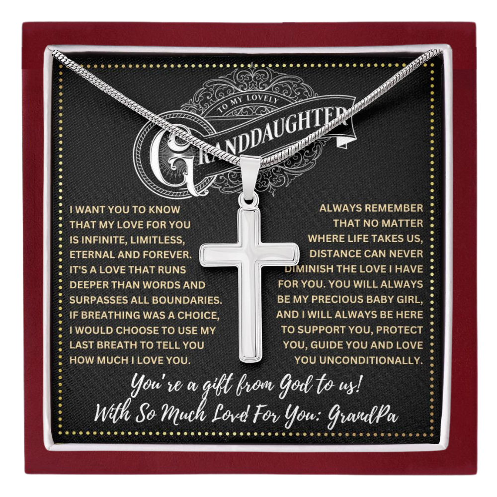 JGF Jewelry Gifts for Family To My GrandDaughter From GrandPa