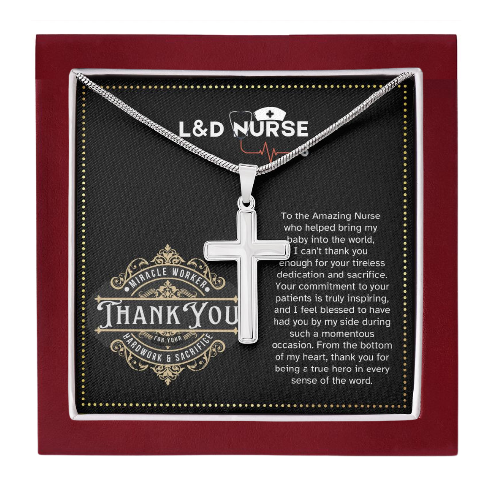 JGF Jewelry Gifts for Family Thank You L & D Nurse