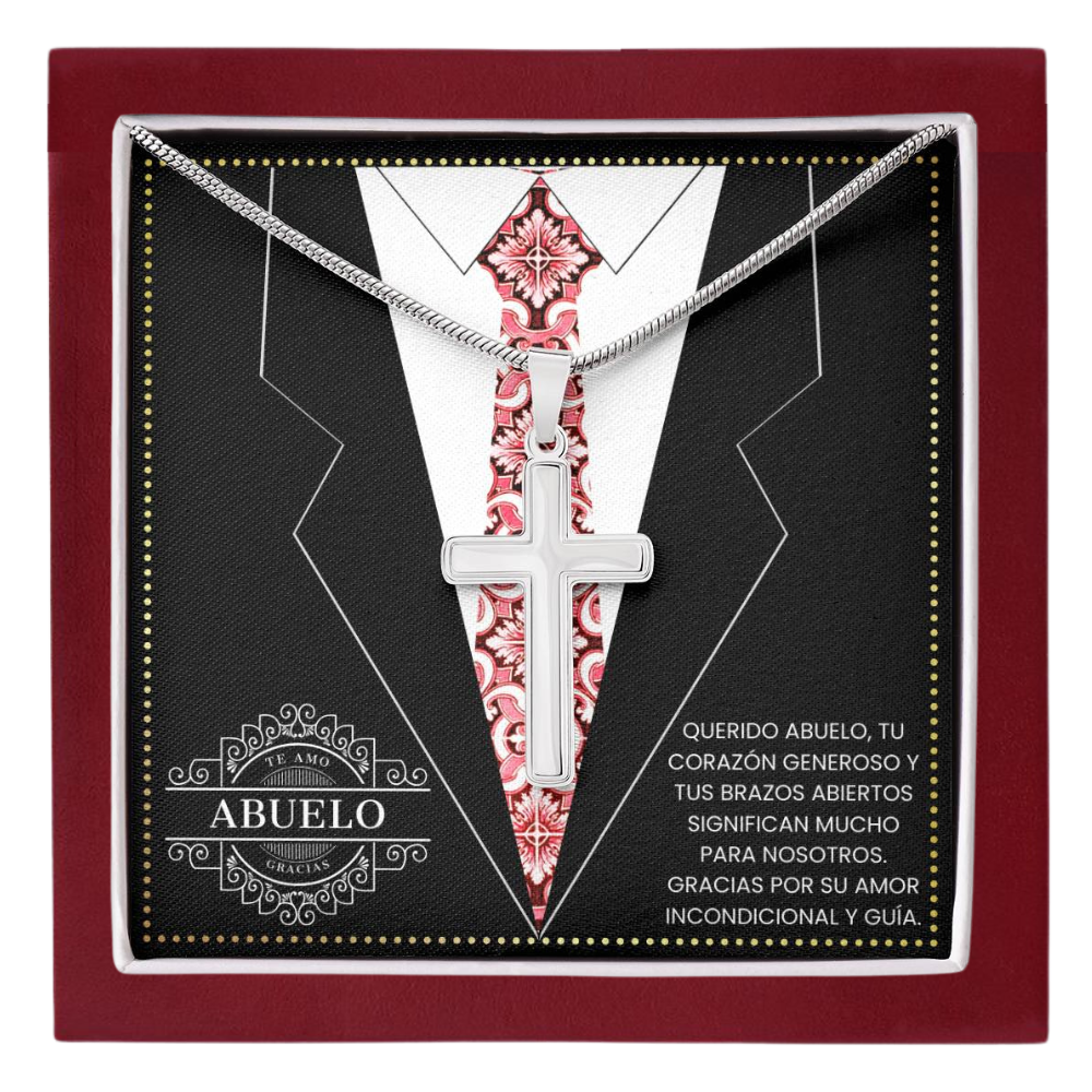 JGF Jewelry Gifts for Family Grandpa Birthday Card Gifts Spanish Regalo Para Abuelo