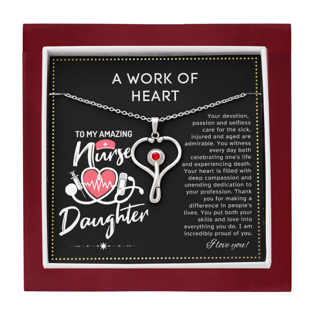 JGF Jewelry Gifts For Family Gifts For Daughter Who Is A Nurse Practitioner