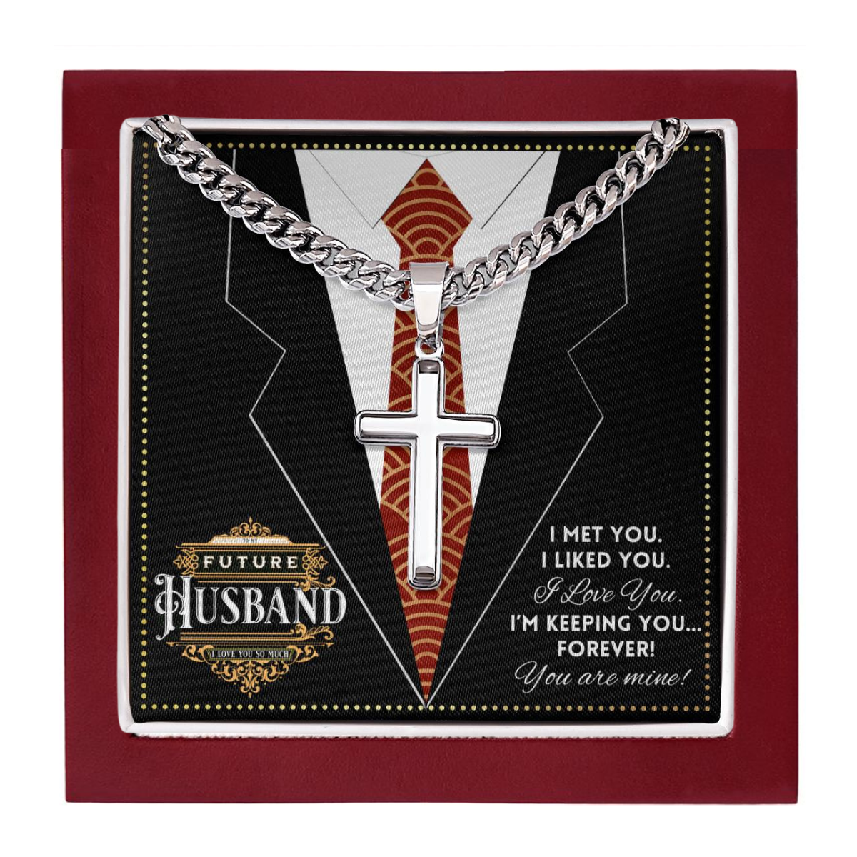 JGF Jewelry Gifts for Family To My Future Husband Necklace