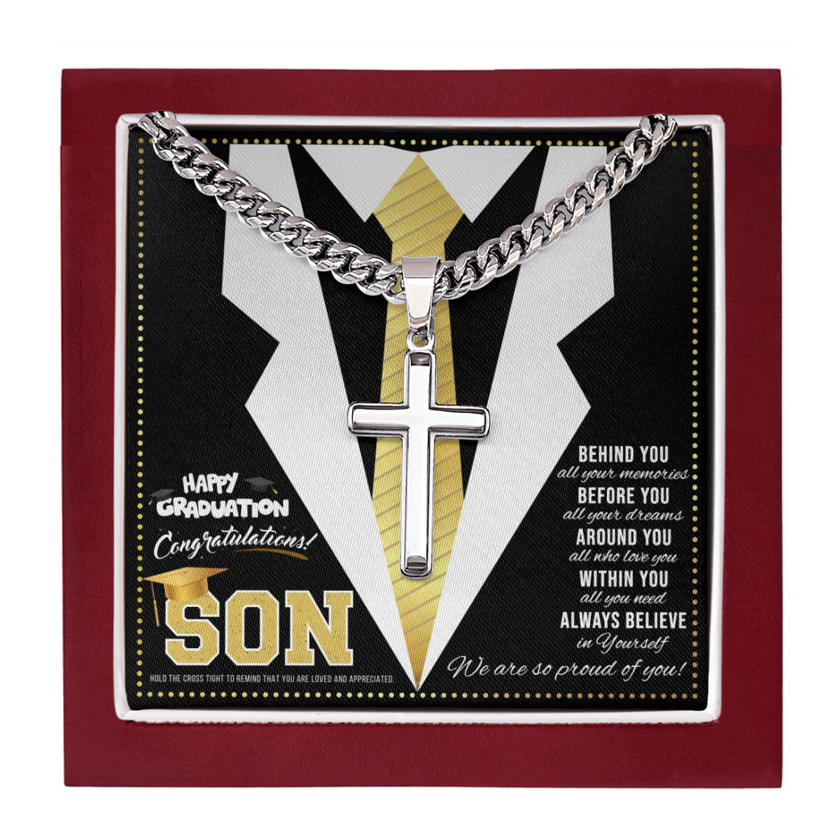 JGF Jewelry Gifts for Family High School Son Graduation Gifts For Him
