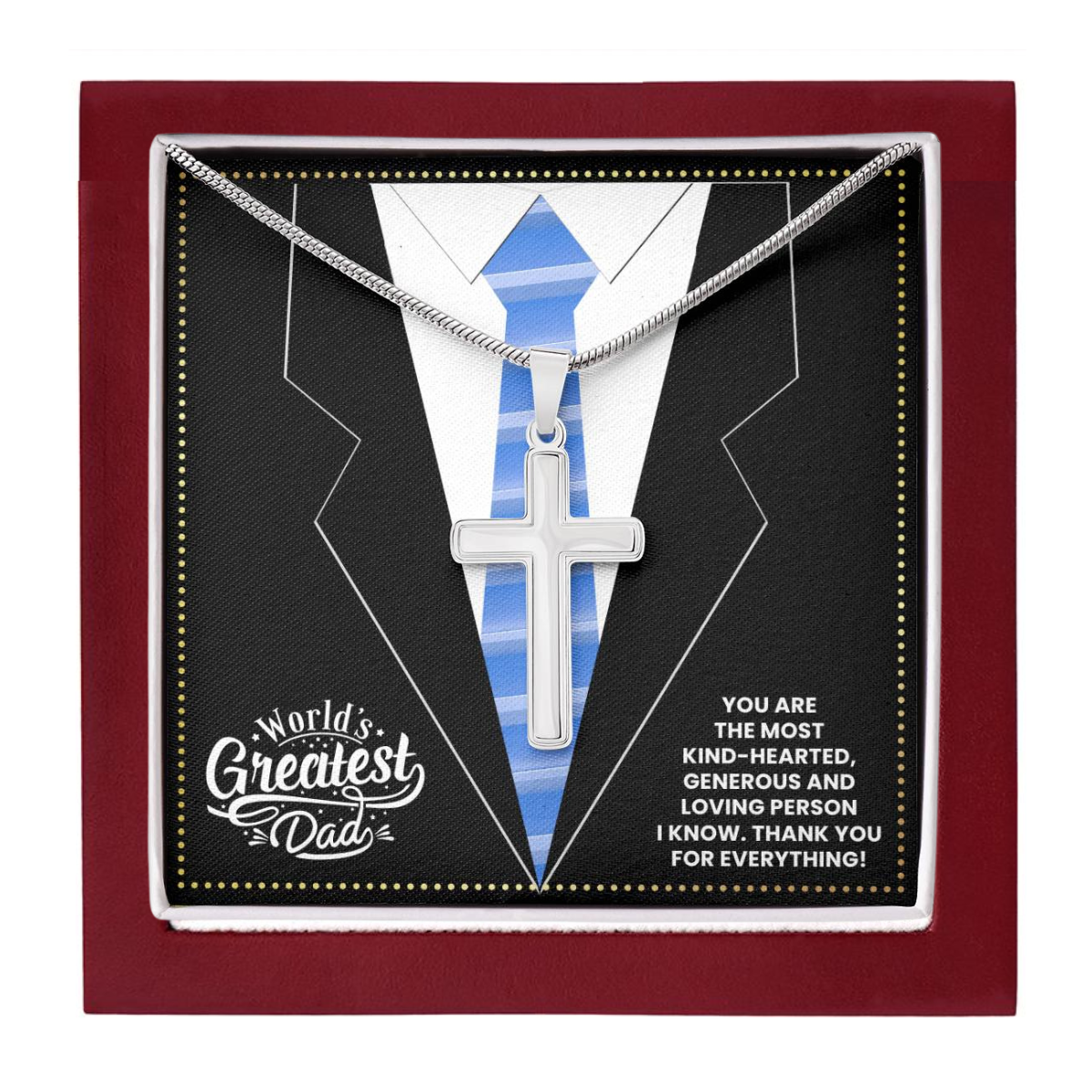 JGF Jewelry Gifts for Family Happy Birthday Daddy Gifts From Kids