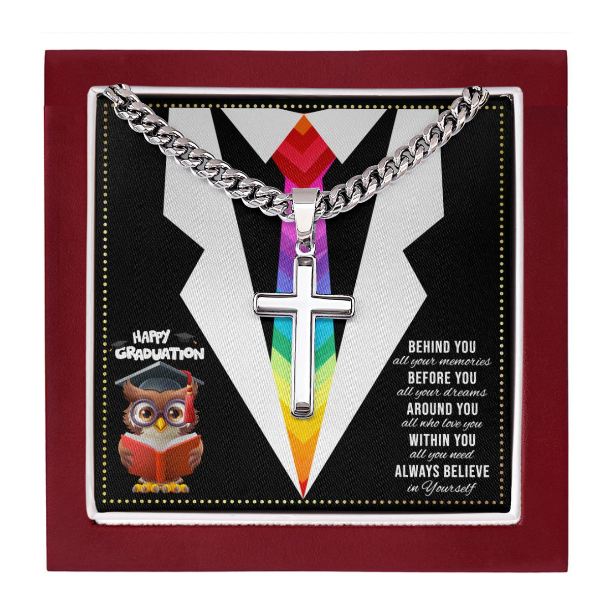 JGF Jewelry Gifts for Family Gay Pride Gifts For Graduation