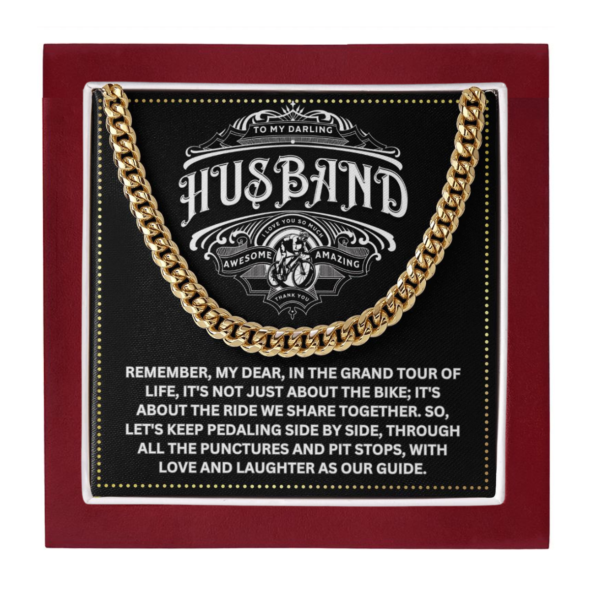 JGF Jewelry Gifts for Family Bicycle Gifts For Anniversary For Him