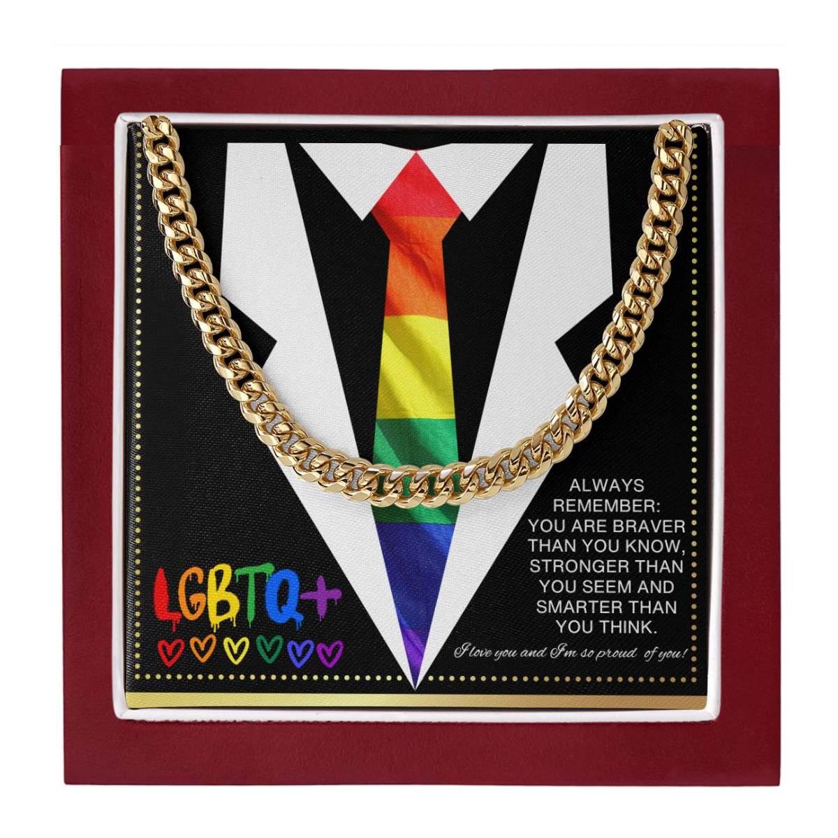 JGF Jewelry Gifts for Family LGBT Birthday Gifts