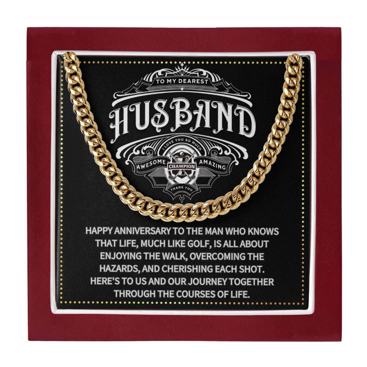 JGF Jewelry Gifts for Family 25th Wedding Anniversary For Husband From Wife