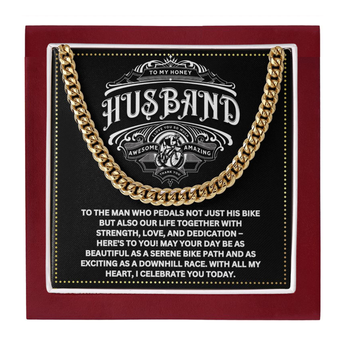 JGF Jewelry Gifts for Family Bicycle Gifts For Anniversary For Husband