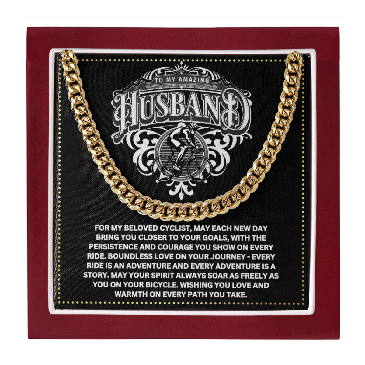 JGF Jewelry Gifts for Family Birthday Bicycle Husband Gifts For Men