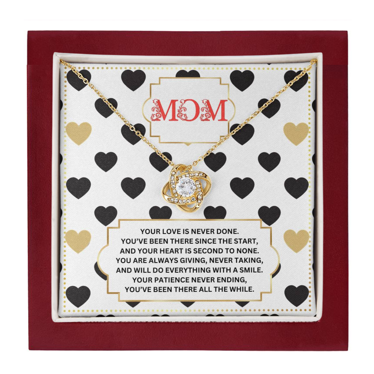 JGF Jewelry Gifts for Family Gifts For First Time Moms On Mother's Day Connected Hearts Necklace