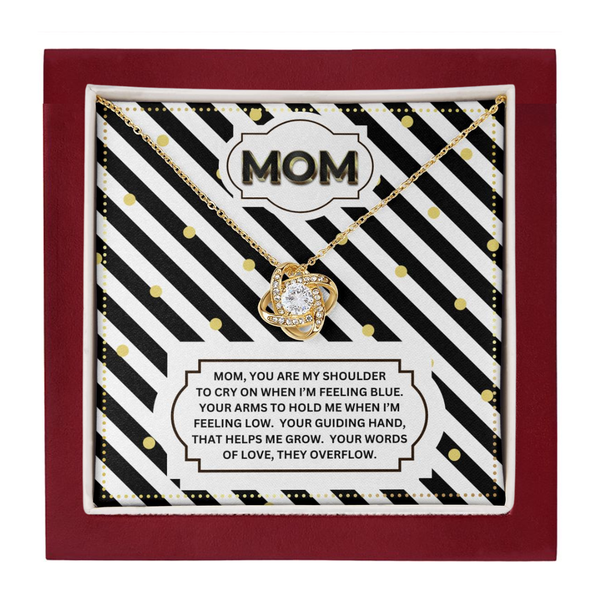 JGF Jewelry Gifts for Family I Love You Mommy Necklace for Mom