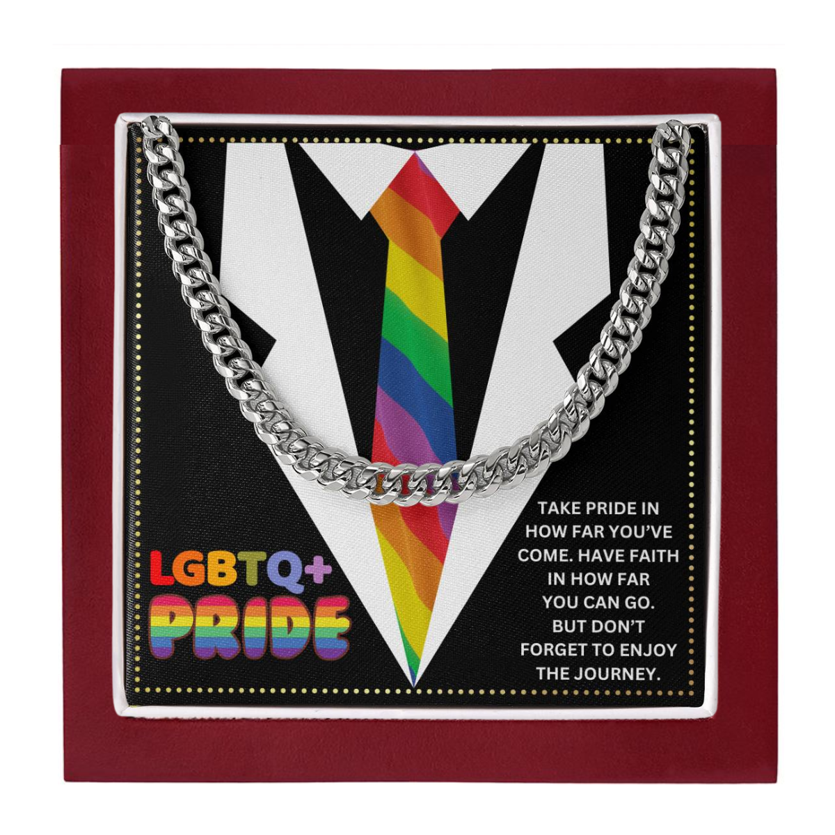 JGF Jewelry Gifts for Family Gay Pride Gifts For Gay Men Over 40