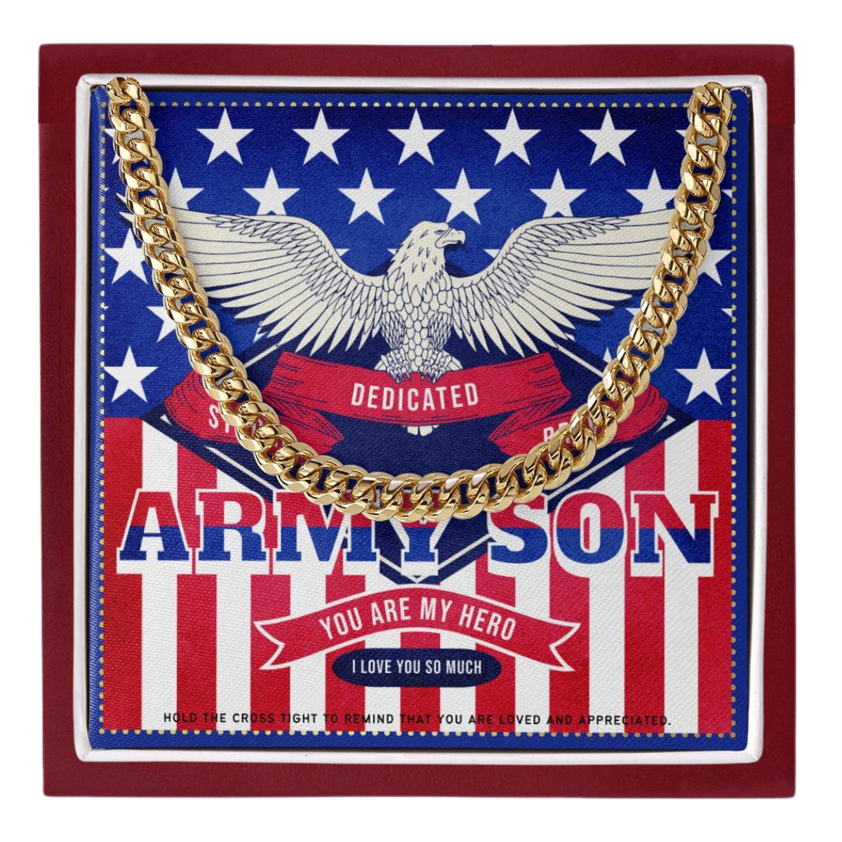 18 JGF Jewelry Gifts for Family US Army Son Gifts From Mom