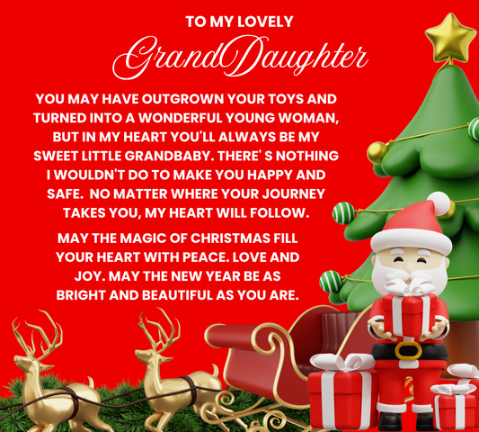 JGF Jewelry Gifts For Family Christmas Necklace For Teen Girls 12-14 Granddaughter Gift Ideas