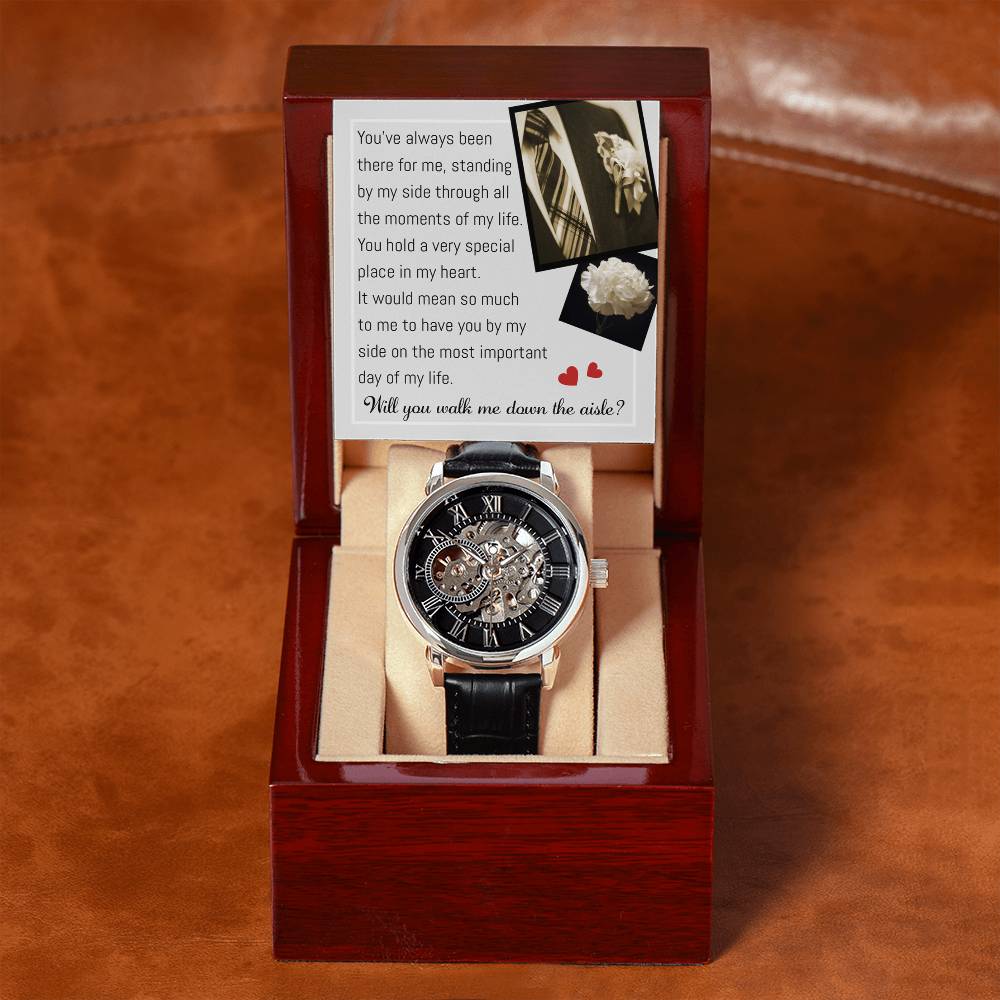 Wedding-Down The Aisle-Metal Chronograph Watch