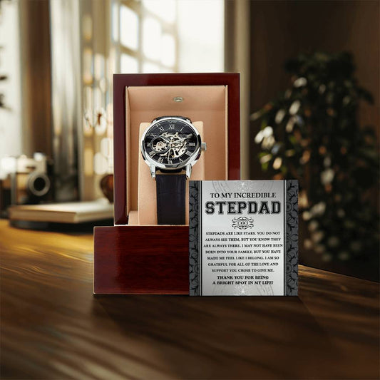 Stepdad-A Bright Spot-Metal Chronograph Watch