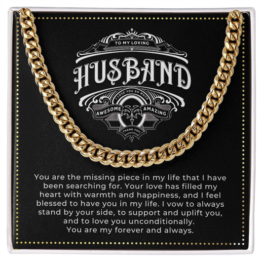 JGF Jewelry Gifts for Family | Birthday Cuban Chain Necklace Gifts For Husband From Wife