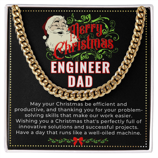 JGF Jewelry Gifts for Family | My Dad Is An Electrical Engineer | Xmas Christmas Gifts For Daddy From Daughter And Son