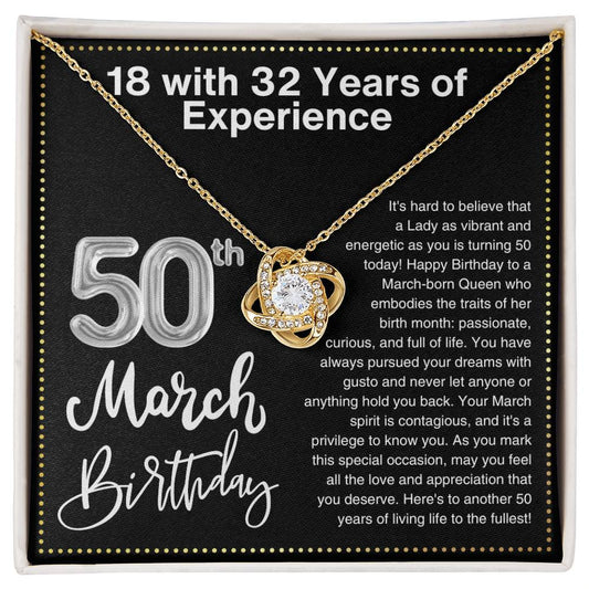 JGF Jewelry Gifts for Family 50th Birthday Gifts Ideas March