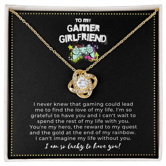 JGF Jewelry Gifts for Family | Celtic Knot Necklace For Women Sterling Silver | Gamer Girlfriend Birthday Gifts Ideas