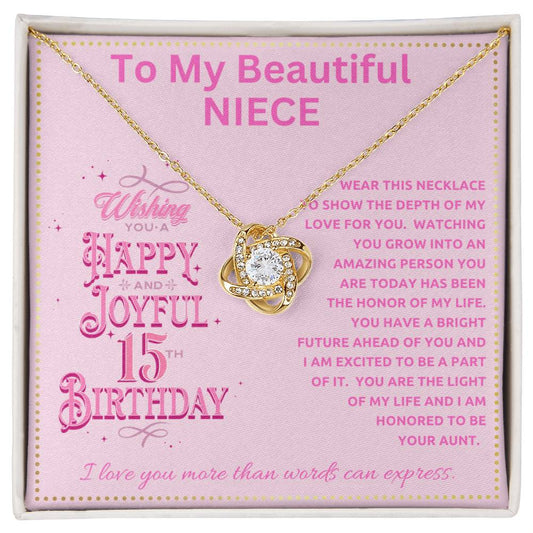 JGF Jewelry Gifts for Family Birthday Gift For Niece Teenager From Aunt and Uncle