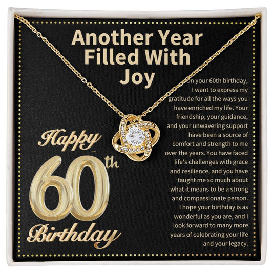 JGF Jewelry Gifts for Family 60th Birthday Card for Women