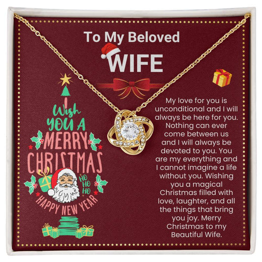 JGF Jewelry Gifts for Family To My Wife Celtic Necklace For Women Romantic Gifts For Her