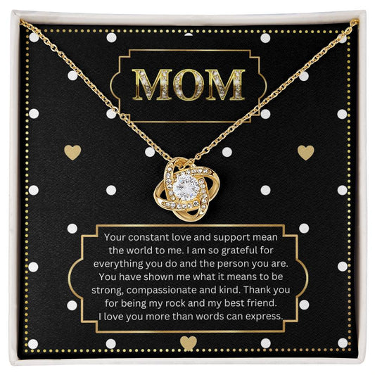 JGF Jewelry Gifts for Family Gifts For Mom Who Has Everything Love Knot Necklace