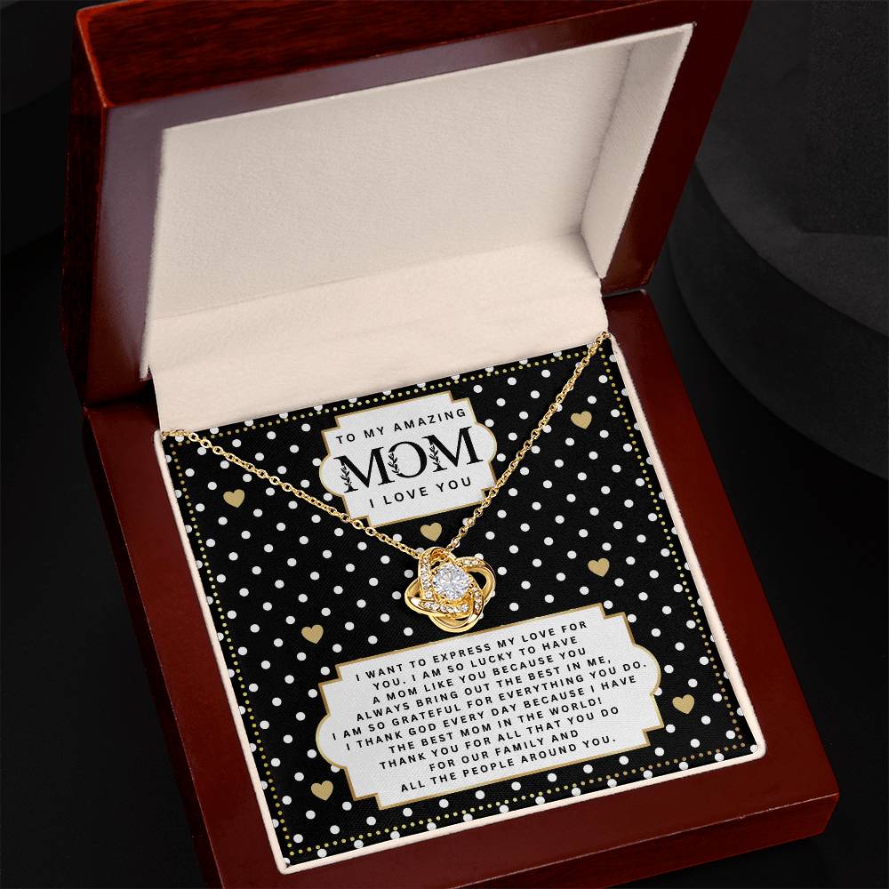 JGF Jewelry Gifts for Family I Love You Mom Necklace My Mommy