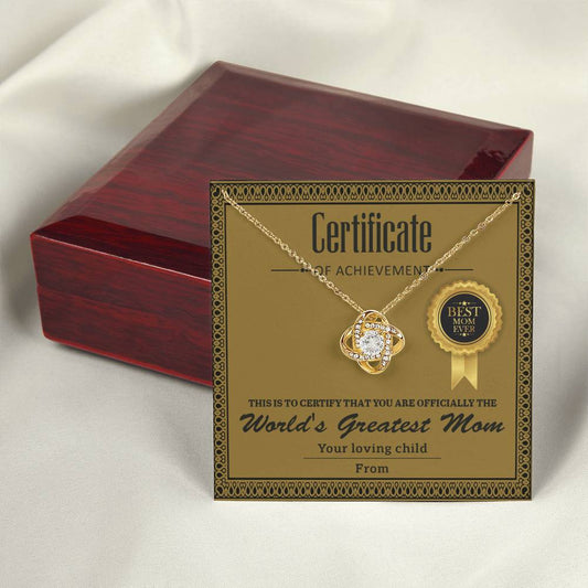 Mom-Certificate Of Achievement