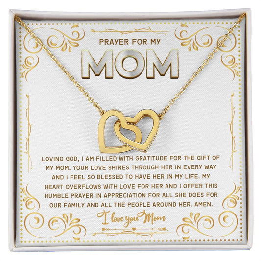 JGF Jewelry Gifts for Family Double Hearts Necklaces For Women