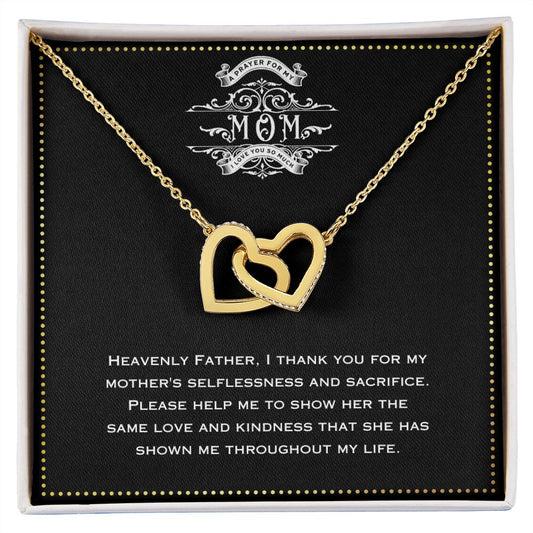 JGF Jewelry Gifts for Family - Trendy Heart Shape Necklace For Mom As Happy Mom's Day Gift From Young Son