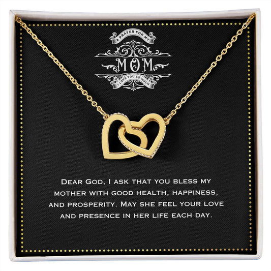 JGF Jewelry Gifts for Family - Heart Pendant Necklace With Crystal Zircon Jewelry Gifts From Adult Daughter