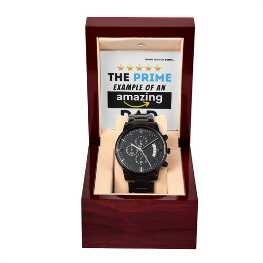 Dad-The Prime Example-Metal Chronograph Watch