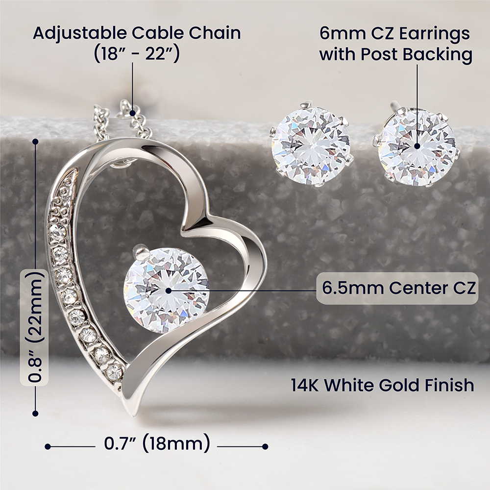 JGF Jewelry Gifts for Family | Happy 15th Birthday Gifts For Teen Girl | Necklace And Earring Sets For Women Trendy
