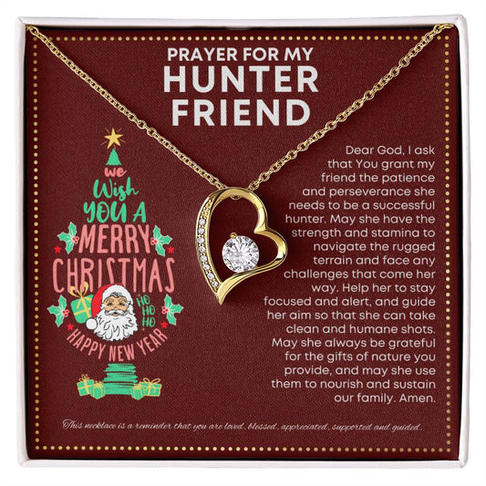 JGF Jewelry Gifts for Family Gifts for Deer and Duck Hunter Friend Cute Simple Heart Necklace
