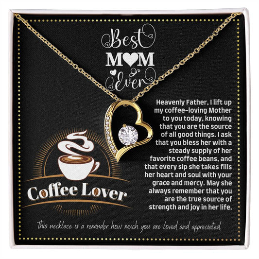 JGF Jewelry Gifts for Family Mom Birthday Gifts From Daughter Coffee I Love You Mom