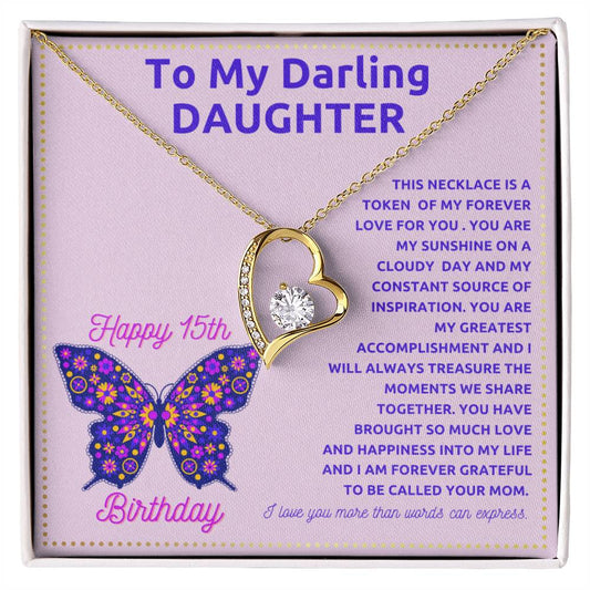 JGF Jewelry Gifts for Family 15 Year Old Daughter 15th Birthday Gift