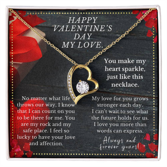JGF Jewelry Gifts for Family My Love Necklace For Girlfriend