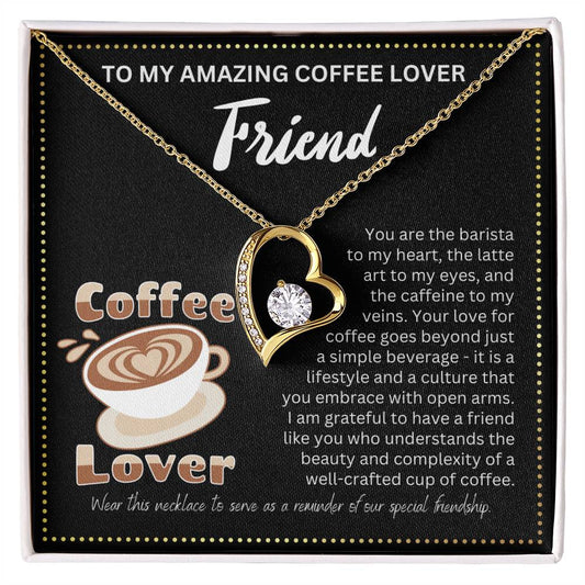JGF Jewelry Gifts for Family Amazing Friendship Necklaces Best Friend Coffee Lover