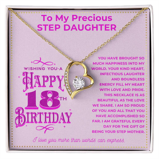 JGF Jewelry Gifts for Family Birthday 18 Year Old Girl Step Daughter