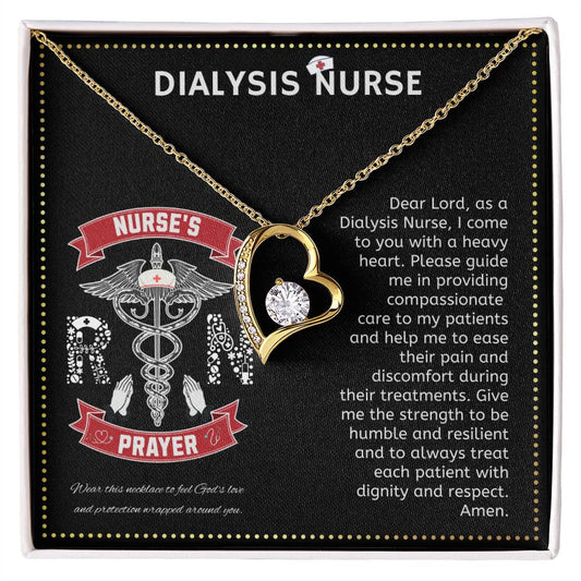 JGF Jewelry Gifts for Family | Dialysis Nurse Gifts for Women | Nurses Prayer Necklace Sterling Silver