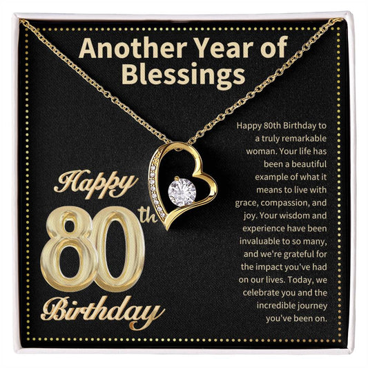 JGF Jewelry Gifts for Family 80th Birthday Gifts for Women Ideas