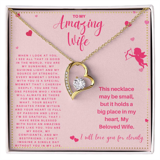 JGF Jewelry Gifts for Family To My Amazing Wife Necklace