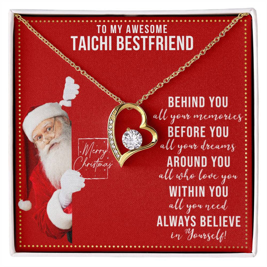 JGF Jewelry Gifts for Family Heart Necklace Gift For My Female Taichi BFF Bestie