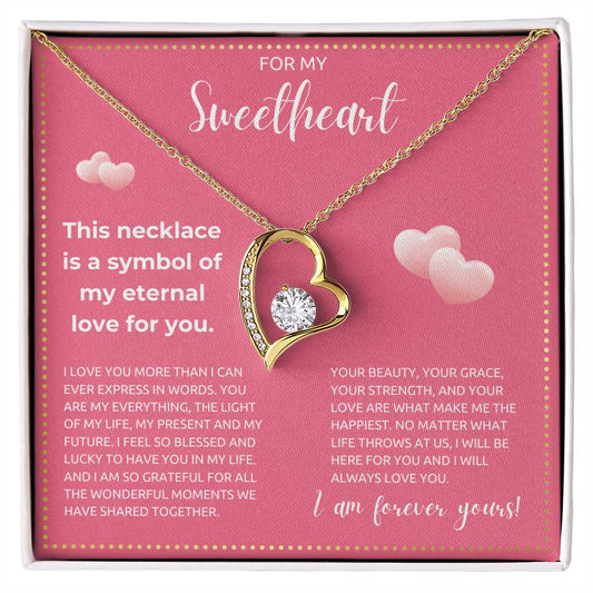 JGF Jewelry Gifts for Family To My Future Wife Necklace Heart