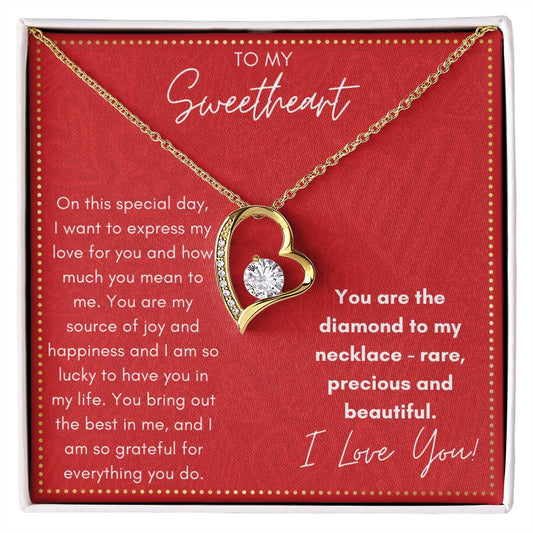JGF Jewelry Gifts for Family To My Wife I Love You Necklace