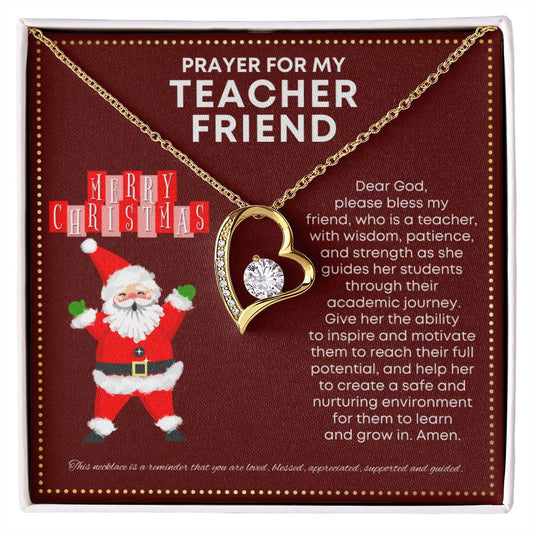 JGF Jewelry Gifts for Family Heart Necklace Appreciation Present for Teacher Friend